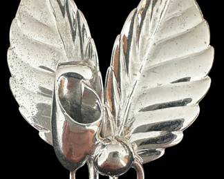 Old Crest Sterling Brooch