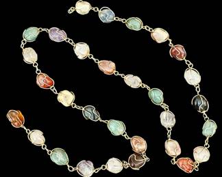Polished Stone Necklace