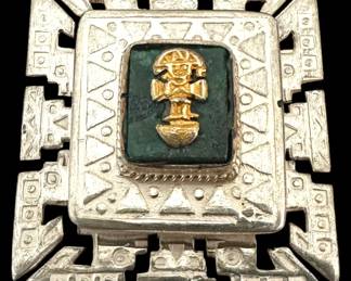 950 Silver Totem Pin