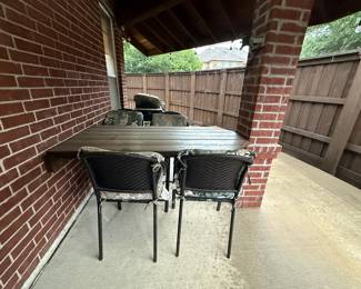 Outside lawn chairs