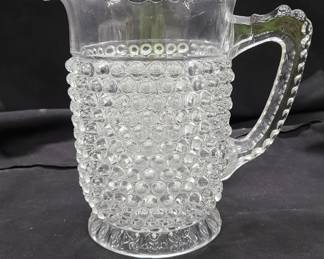 1880's EAPG Doyle Hobnail Pitcher