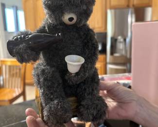 antique pour a soda cola koala bear