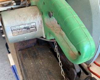 Hitachi cut off saw