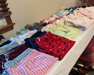 Pajamas, moomoos, night gowns, robes 