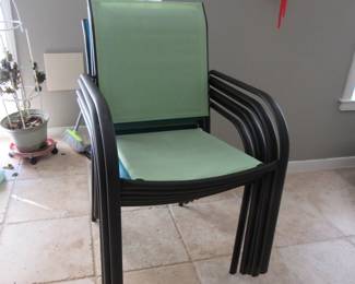 nice assortment of patio furniture and outdoor / garden display / tools / chairs and more