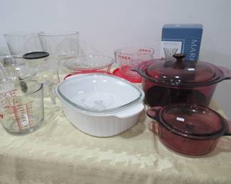 Pyrex, Corningware, Farberwear and more