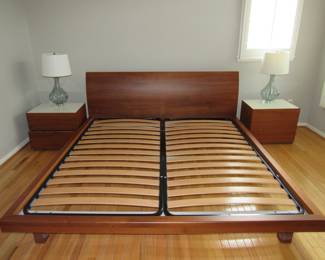 Calligaris Balance Walnut KING bedroom set
