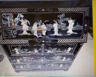 Asian themed furniture.