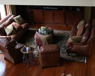Entire set available including genuine handwoven oriental rug 12' 6' x 9’1”