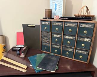 Globe letter cabinet