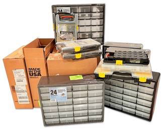 NEW Hardware Craft Storage Containers 15 Organizers