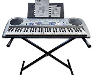 Casio LK43 Keyboard W Stand Works