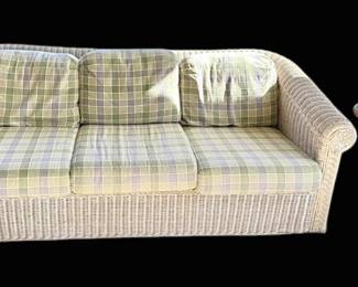 Wicker Sleeper Sofa Side Table