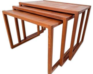 Danish MCM Teak Nesting Tables