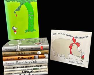 Ten Shel Silverstein Books The Giving Tree, Where the Sidewalk Ends, More