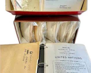 Stamp Collection United Nations Album Stamps