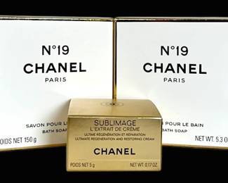 Chanel N19 Soap Bars And Sublimage Eye Cream