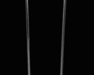 Pair of MidCentury Mushroom Globe Floor Lamps