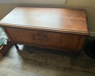 Blanket chest.