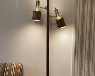 Vintage MCM tension pole lamp