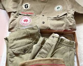 Vintage Boy Scout uniform & cap