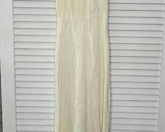 Vintage Etrusca Del Soldato Bardi crepe & lace dress 