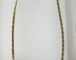 14k Italy gold chain necklace