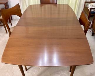 MCM Broyhill Premier Division dining table & 6 chairs