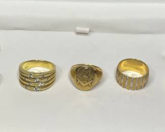 14k & 10k gold rings