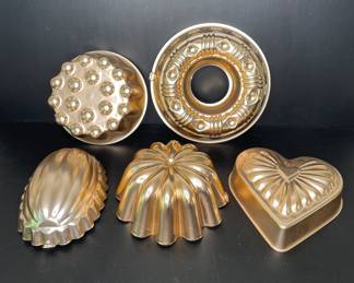 Copper molds vintage