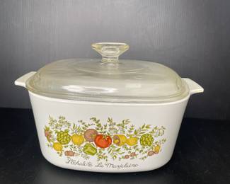 Corningware covered dish vtg