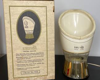 Saundia facial sauna vtg