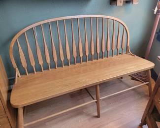 Oak Windsor bench