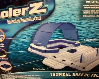 Water sports floating raft