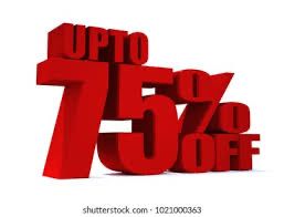 75% OFF TODAY!!!