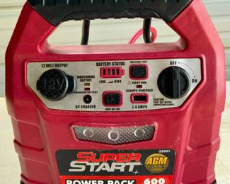Super Start 600 Peak Amp Power Pack, vehicles 12V, portable jump starter