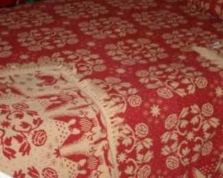 BATES “NEWPORT EAGLE”.REVERSIBLE BEDSPREAD (112X90) C. 1960’s