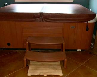Caldera Spas Pure Comfort Kauai 3- Person Hot Tub with Cover Steps