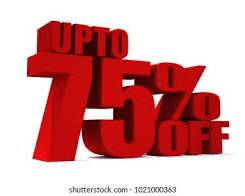 75% OFF TODAY!!!