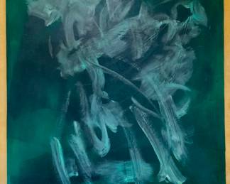Original Artwork on Canvas Titled “Barefoot Ghost”. (32” x 34”)