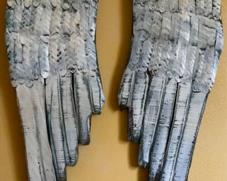 Wooden Angel Wings Wall Art