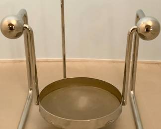 Chivas Regal Chrome Modernist Swivel Bottle Cradle, Bar accessory