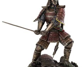 Top Collection Medieval Japanese Samurai Statue -