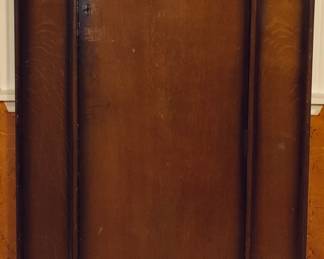 Vintage 1930’s Art Deco Period English Oak Single Door Armoire