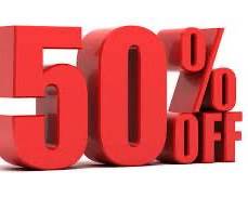 TODAY 50% OFF.!!!!