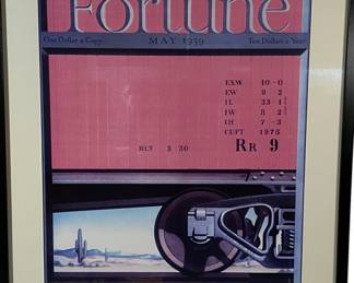 Lot #51 Fortune Magazine May 1939 Railroad Car Cosgrave II Extra large Poster Framed 32x38in https://denveronlineauctions.com/auction-details?id=1329926