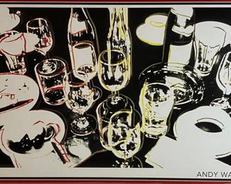 Lot #87 - GG - After the Party, 1979 art print by Andy Warhol - Framed 28x39in https://denveronlineauctions.com/auction-details?id=1329962