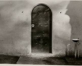 Lot #93 Toby R. Kahn "Door and Drinking Fountain" Limited ed. gelatin silver print number 63/100, 1972 San Francisco Art https://denveronlineauctions.com/auction-details?id=1329968
