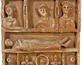 Lot #94 - GG- Artist: Johnson - Funerary Stone https://denveronlineauctions.com/auction-details?id=1329969