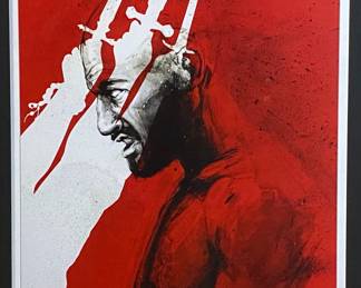 Lot #86 - GG - Kyle Malone's artwork for the Denver Center Theatre Company's Macbeth production Frame 26x22 https://denveronlineauctions.com/auction-details?id=1329961